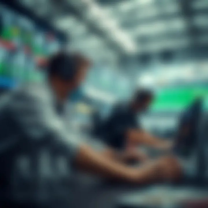 Conceptual representation of sports trading platforms