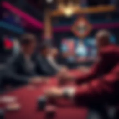 Strategic elements in online poker gameplay