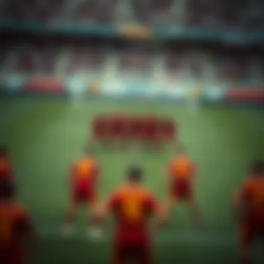 Tactical formation of AS Roma