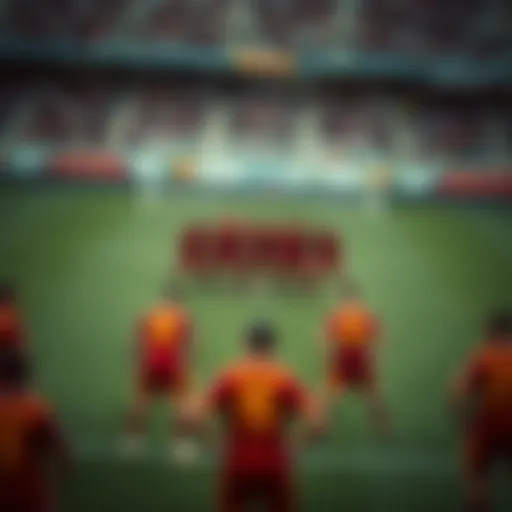Tactical formation of AS Roma