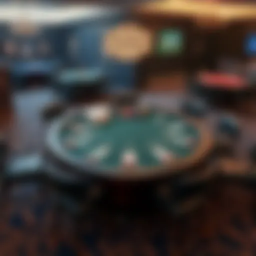 An overview of Texas Hold'em poker table setup