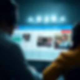 Virtual account interface showcasing features