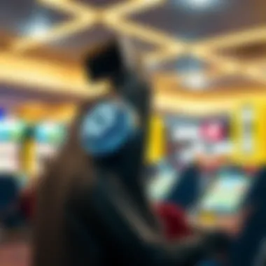 Advanced technology features in a UK casino setting