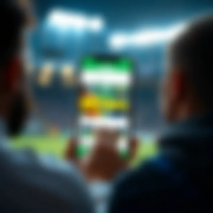 An illustration representing user engagement on the bet365 mobile app